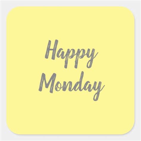 Happy Monday Stickers | Zazzle