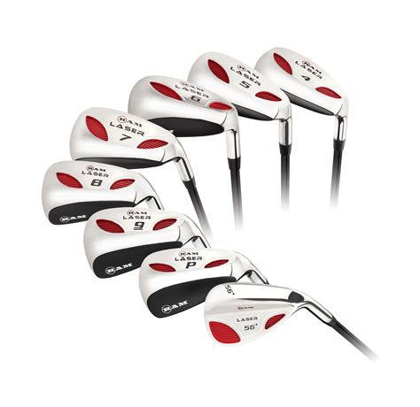 Ram Golf Laser Graphite Hybrid Irons Set 4-SW (8 Clubs) - Mens Right Hand - Regular Flex ...