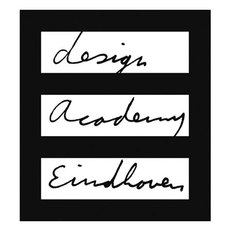 Design Academy Eindhoven logo by The Stone Twins Eindhoven, Art School ...