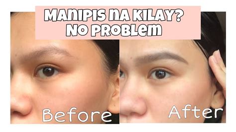 Natural Eyebrow Look Para sa Manipis na Kilay | PHILIPPINES - YouTube