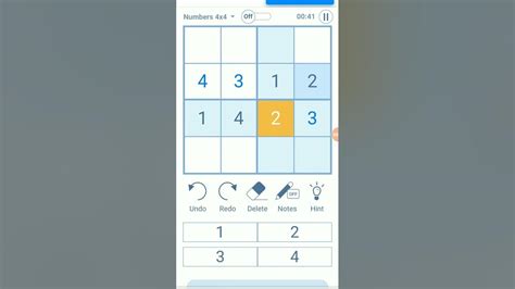 Sudoku 2x2 | How to solve Sudoku 2x2 | Puzzle 7 - YouTube