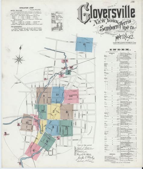 Sanborn Fire Insurance Map from Gloversville, Fulton County, New York. | Library of Congress