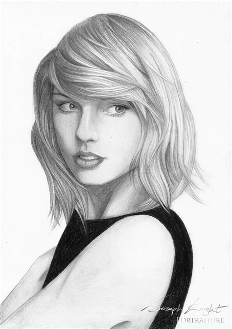 Taylor Swift Portrait by white-materia on DeviantArt