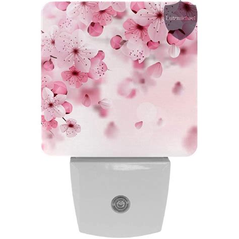 menggutong Beautiful Cherry Blossom LED Automatically Night Light | Wayfair