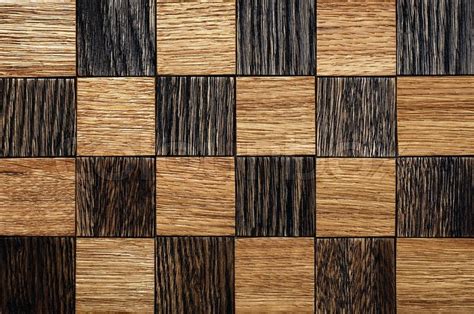 Old wooden chess board made from oak ... | Stock Photo | Colourbox