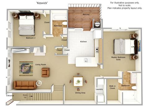 Monticello Apartments | Spacious Apartment Floor Plans