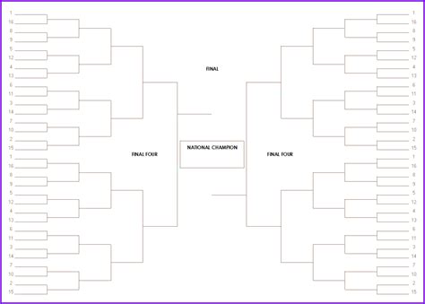 Single and Double Elimination Tournament Bracket Creator | Excel ...