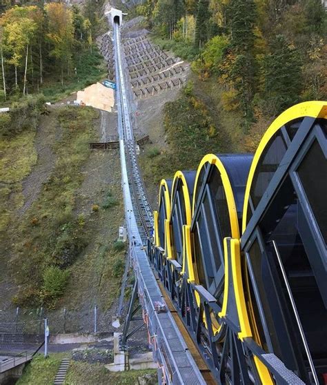 Steilste Standseilbahn der Welt | Places to travel, Switzerland travel ...