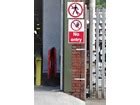No unauthorised persons symbol safety sign. | PS1140 | Label Source