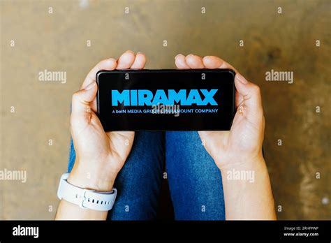 Brazil. 16th Aug, 2023. In this photo illustration, the Miramax Films logo seen displayed on a ...