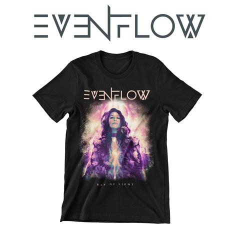 RAY OF LIGHT COVER ARTWORK T-SHIRT • EVEN FLOW - Progressive Metal Band