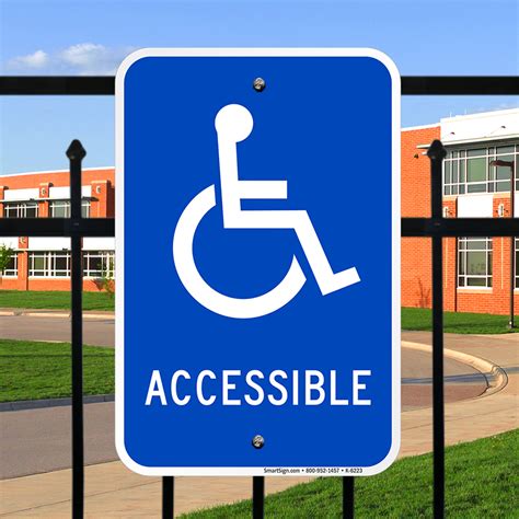 Accessible With Graphic Sign