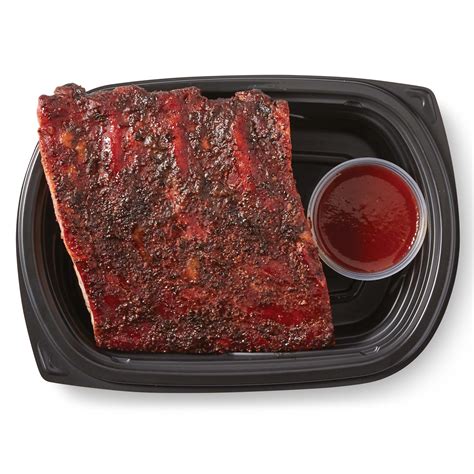 H-E-B True Texas BBQ St. Louis Smoked Pork Ribs with Sauce - Shop True ...