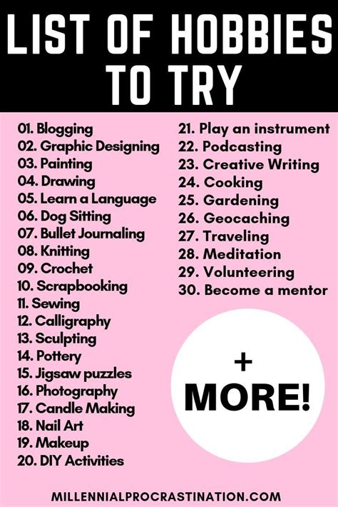 Hobbies Ideas List Here's Our List Of Interesting Hobbies To Pick Up This Year.