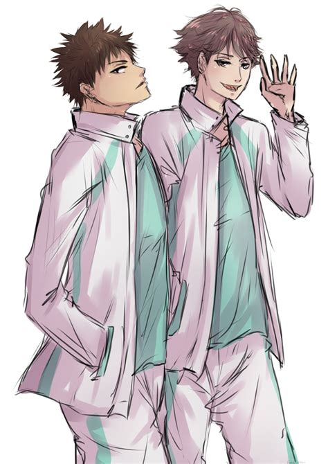 Iwaizumi and Oikawa by Rashirou on DeviantArt