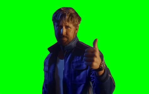 Ryan Gosling Thumbs Up (Green Screen) – CreatorSet