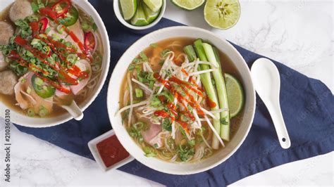 Pho Noodles Stock Photo | Adobe Stock