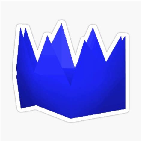 "Blue Partyhat - runescape" Sticker for Sale by EnjoyMyDesigns | Redbubble