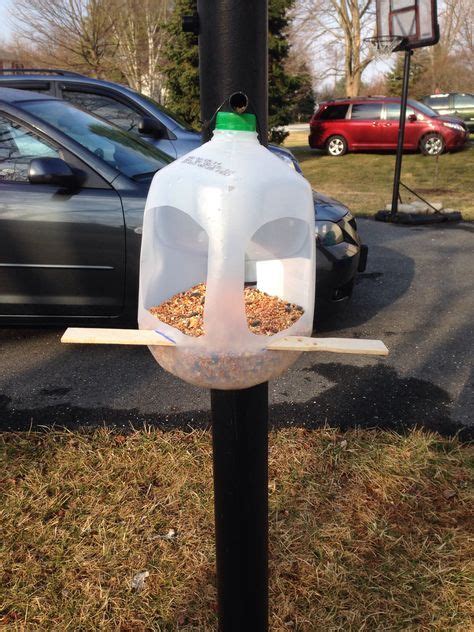 Trendy Bird Feeders Recycled Milk Jug 20+ Ideas | Homemade bird feeders, Diy bird feeder, Bird ...