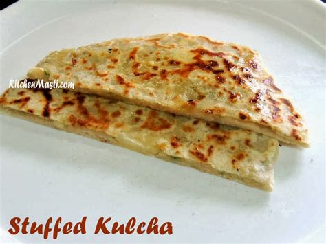 Stuffed Kulcha Recipe | Vegetarian Recipes