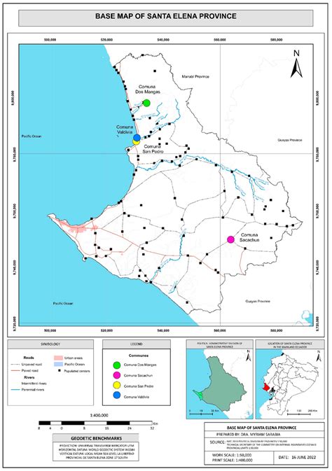 Map of Ecuador, Santa Elena province (4 CTC's). | Download Scientific Diagram