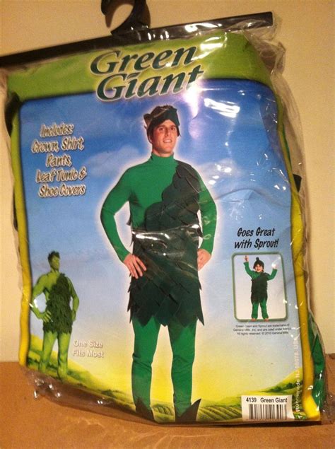 Deluxe JOLLY GREEN GIANT Licensed Mens Adult Costume BRAND NEW SEALED In Package | eBay