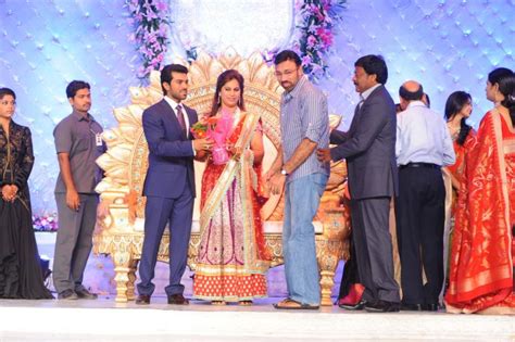 ACTRESS: Ram Charan Wedding Reception Photos