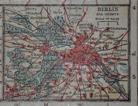 Antique 1918 Atlas Map World War WWI German Empire & Northern Part ...