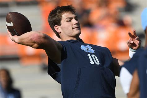 Broncos GM George Paton went to QB Drake Maye’s pro day