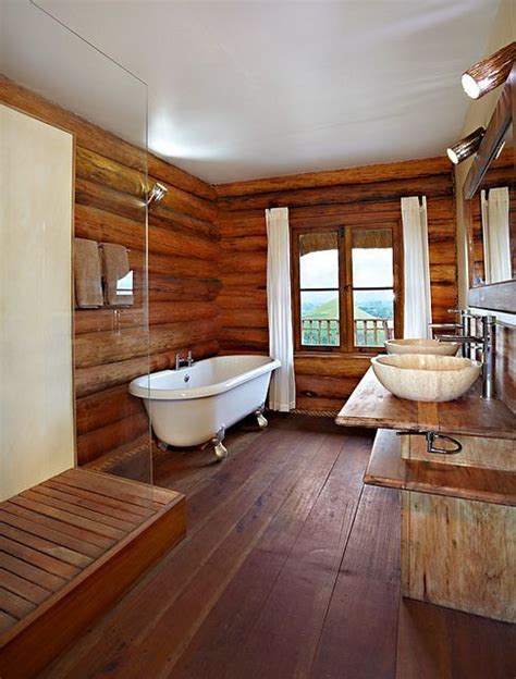 Cozy Cabin Home | Cabin homes, Log homes, Cabin bathrooms