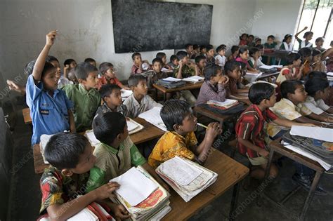 Bangladeshi village school - Stock Image - H460/0500 - Science Photo ...