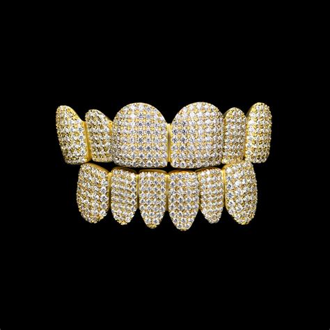 Custom Fully Iced Out Perm Cut Grillz