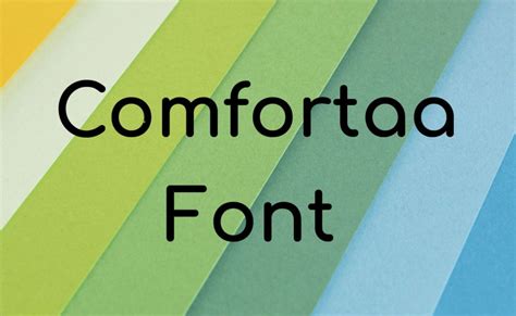 Comfortaa Font Free - Dafont Free