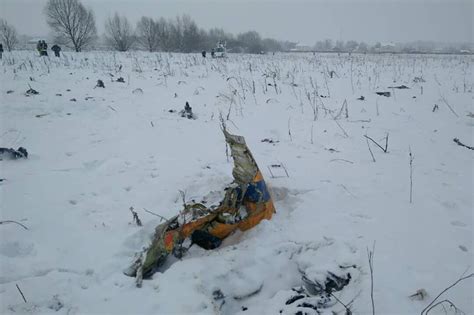 Plane with 71 passengers crashes near Moscow, killing all on board