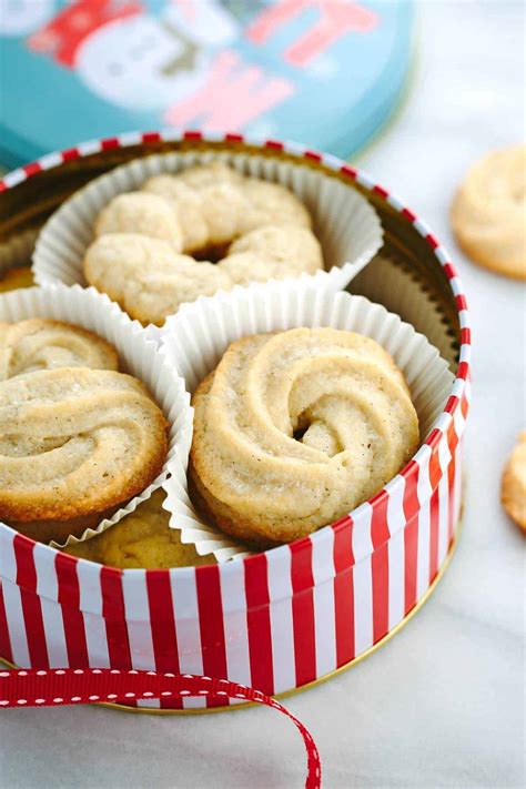 Vanilla Bean Danish Butter Cookie Recipe | Jessica Gavin