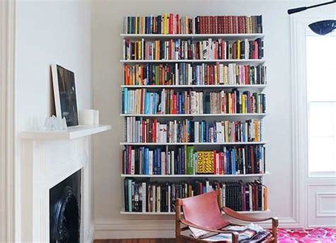 15 Room Redos You Can Complete in a Day | Wall mounted bookshelves, Hanging bookshelves, Wall ...