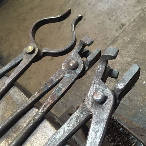 New blacksmiths tongs, made by us to be used by us | Blacksmith tongs, Blacksmithing, Forging tools