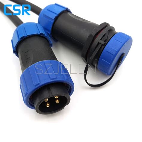 SP2110, Waterproof connector 4 pin, Industrial Equipment Power Connector,optical fiber connector ...