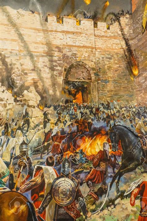 The Siege of Constantinople, 1453 | Ortaçağ, Savaşçılar, Sanat