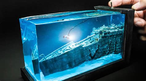 TITANIC WRECK discovered by submarine DIORAMA/ How to make/ DIY - YouTube