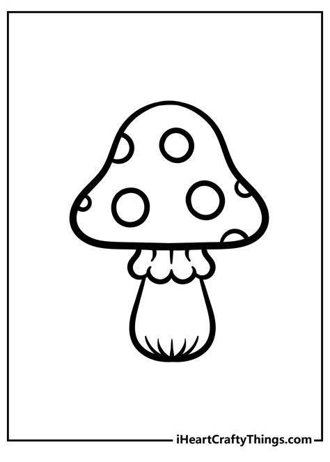 free mushroom coloring pages book for download printable pdf verbnow - mushrooms coloring pages ...