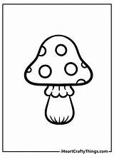 Mushroom Print Out Coloring Pages sketch template