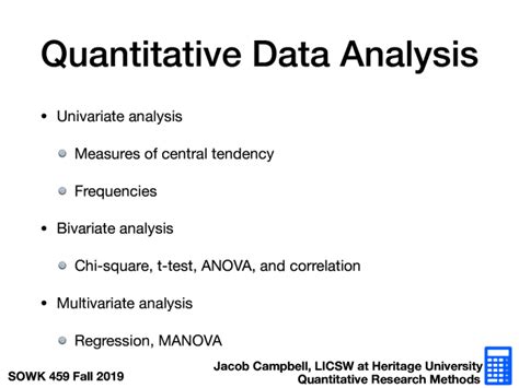 Week 12: Quantitative Research Methods - Surveys and Quantitative Data Analysis