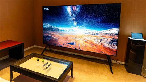 TCL's 115-inch QM8 TV looks absolutely massive in person | ZDNET