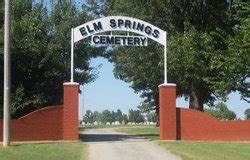 Elm Springs Cemetery in Elm Springs, Arkansas - Find a Grave Cemetery