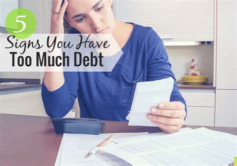 5 Signs You Have a Debt Problem - Frugal Rules