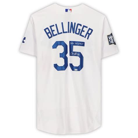 Cody Bellinger Signed 2020 World Series Dodgers Jersey Inscribed "2020 ...