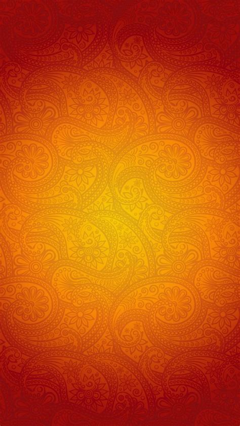 iPhone 5 Wallpaper Orange Pattern 06 | Desktop wallpaper design, Poster background design ...