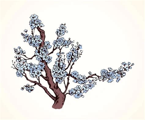 Spring flowering tree. Vector drawing Stock Vector by ©Marinka 265978742