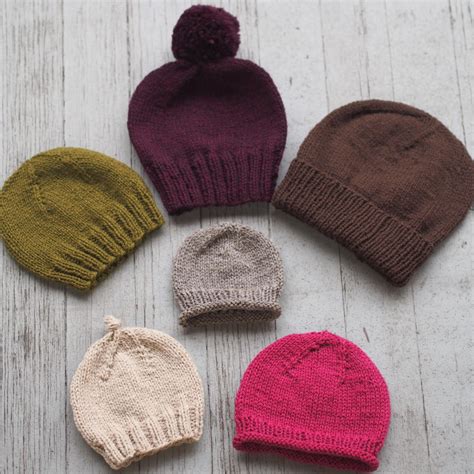 Basic Beginner Hats for the Family | AllFreeKnitting.com